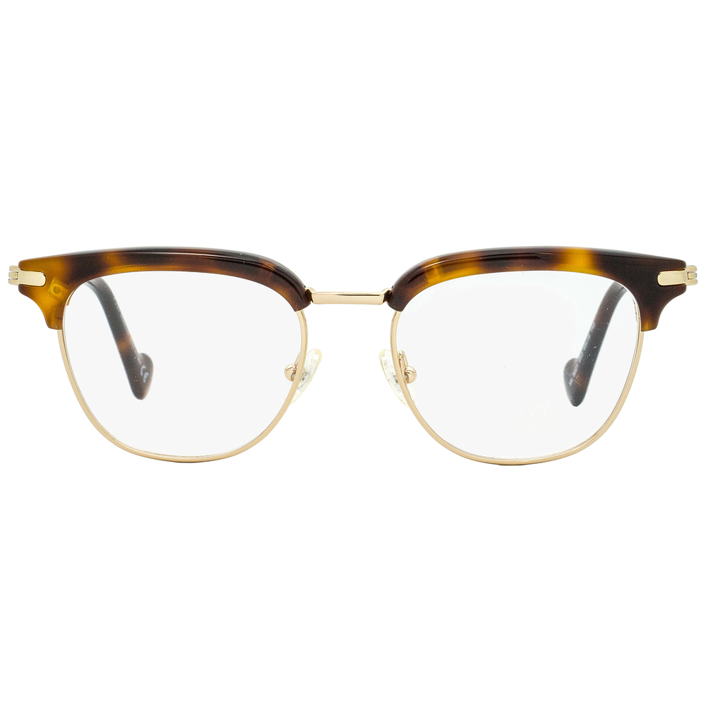 Moncler Oval Eyeglasses ML5021 053 Blonde Havana 49mm 5021 - Picture 2 of 3
